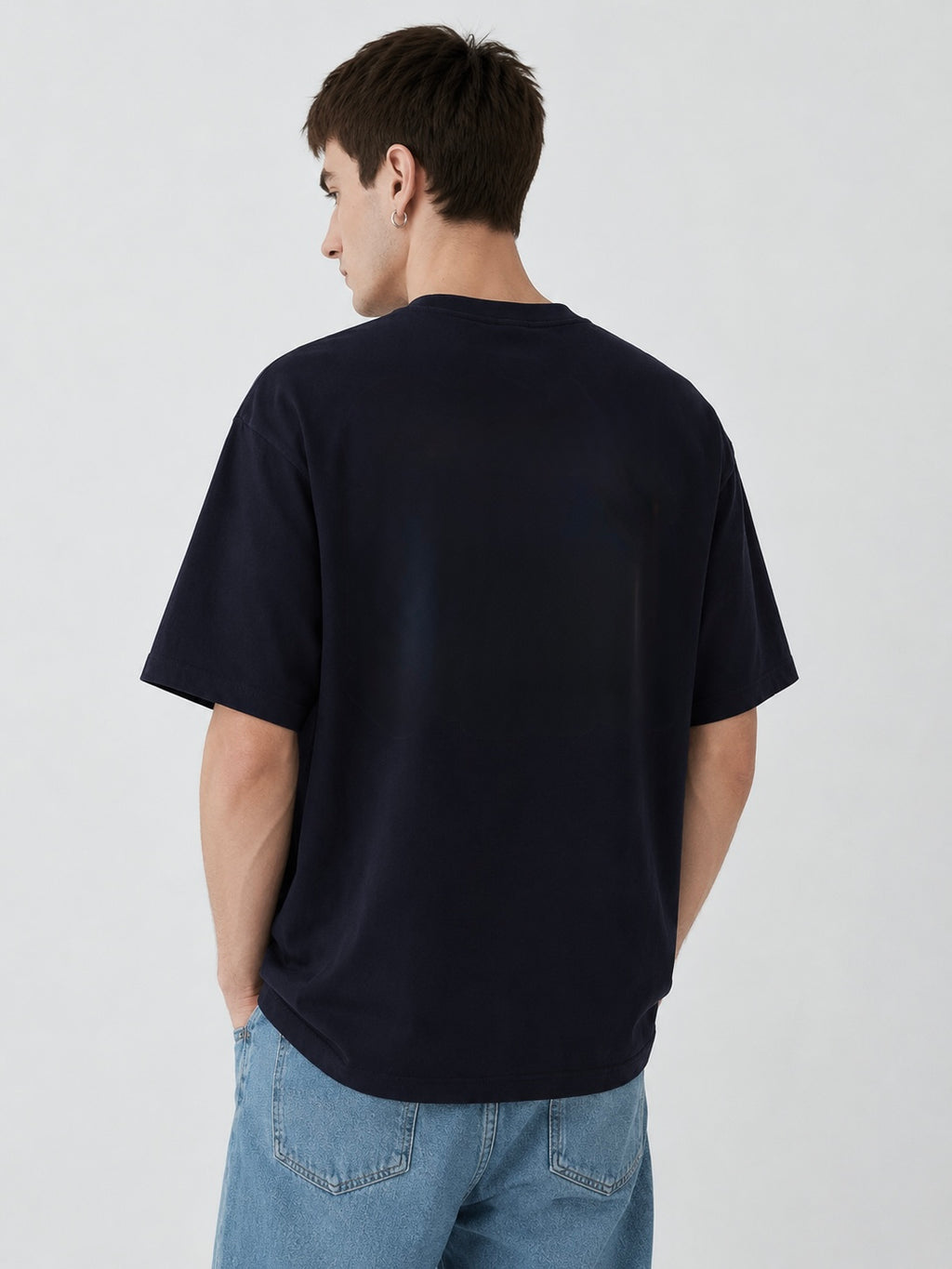 Abstract Form Boxy Tee – Black (Limited Edition | 400 Pieces)