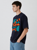 Abstract Form Boxy Tee – Black (Limited Edition | 400 Pieces)